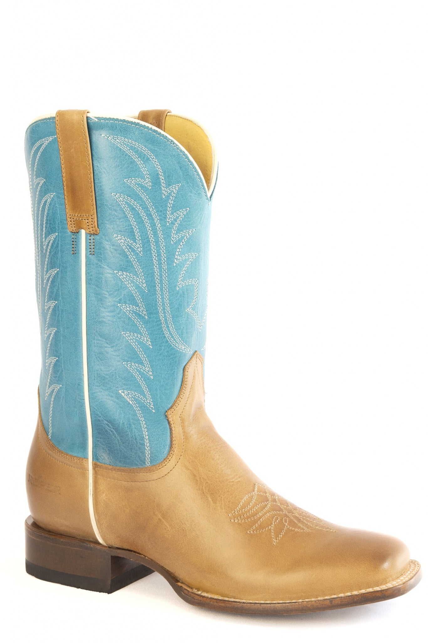 Roper Ladies Burnish Leather Vamp Boots