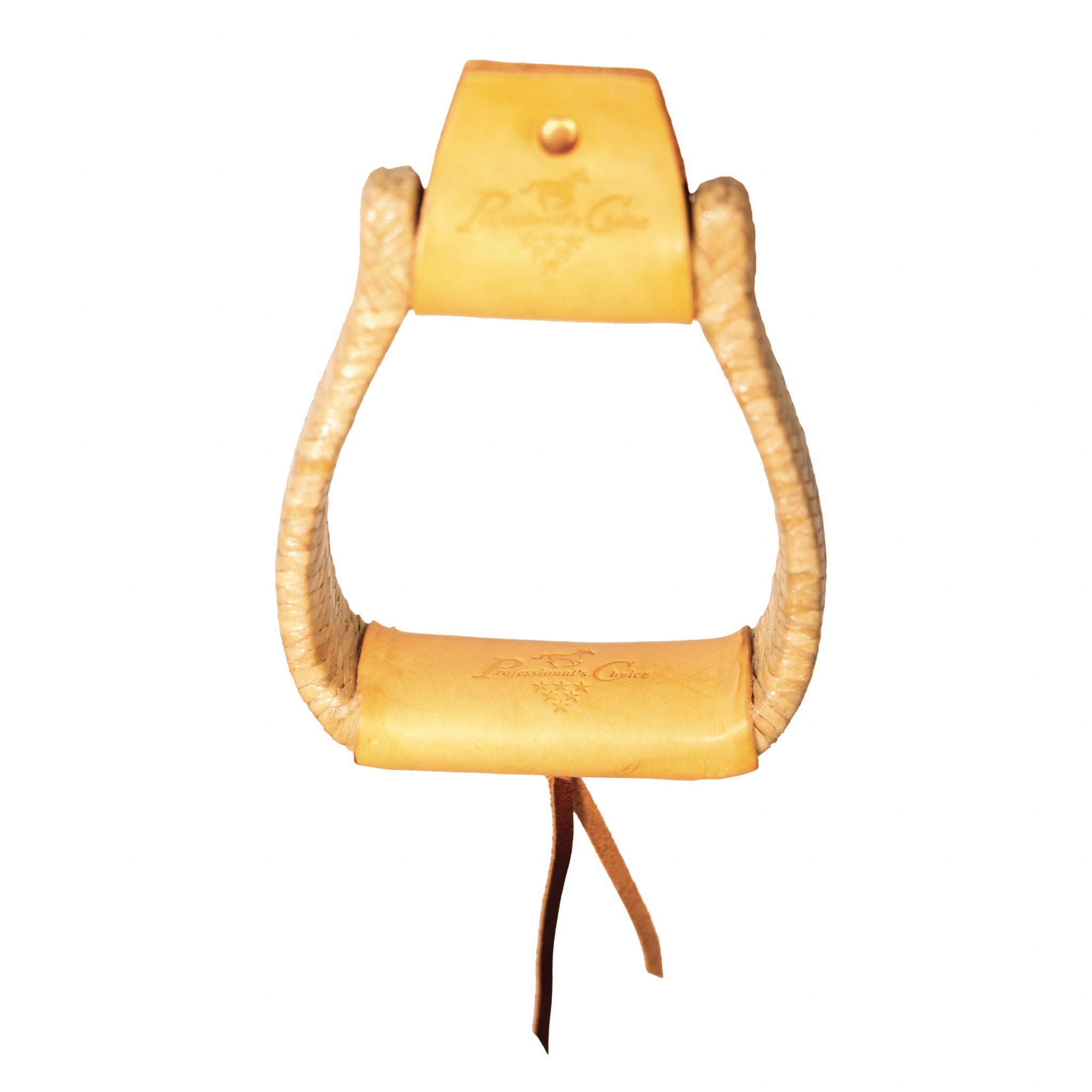 Professionals Choice Rawhide Braided Stirrups