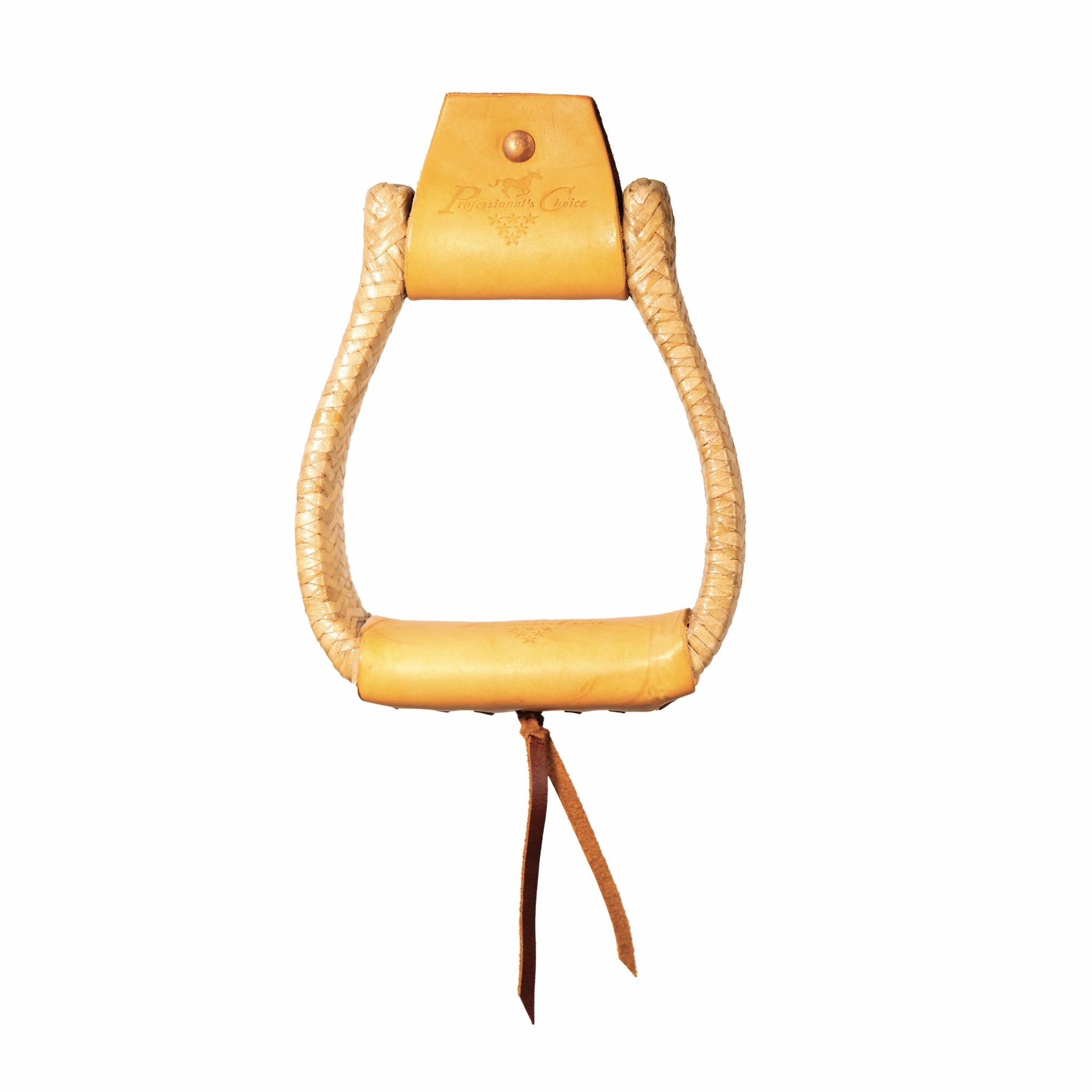 Professionals Choice Rawhide Braided Stirrups