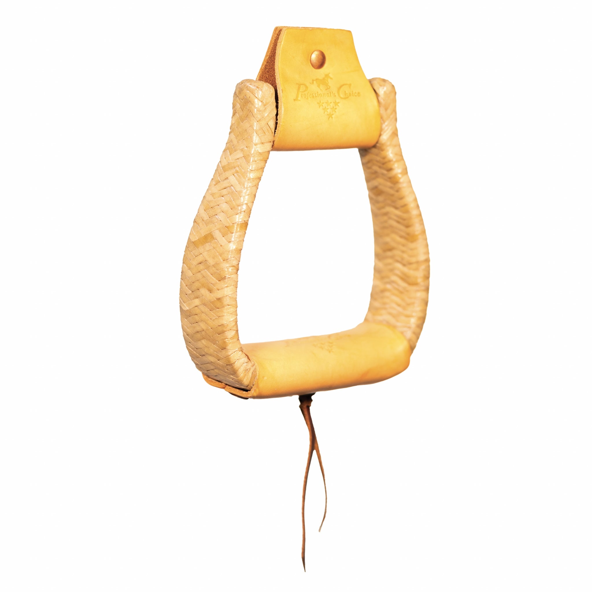 Professionals Choice Rawhide Braided Stirrups