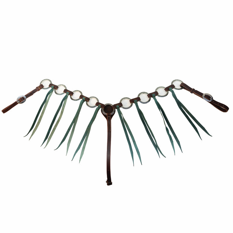 Professionals Choice Ring Tassle Breast Collar