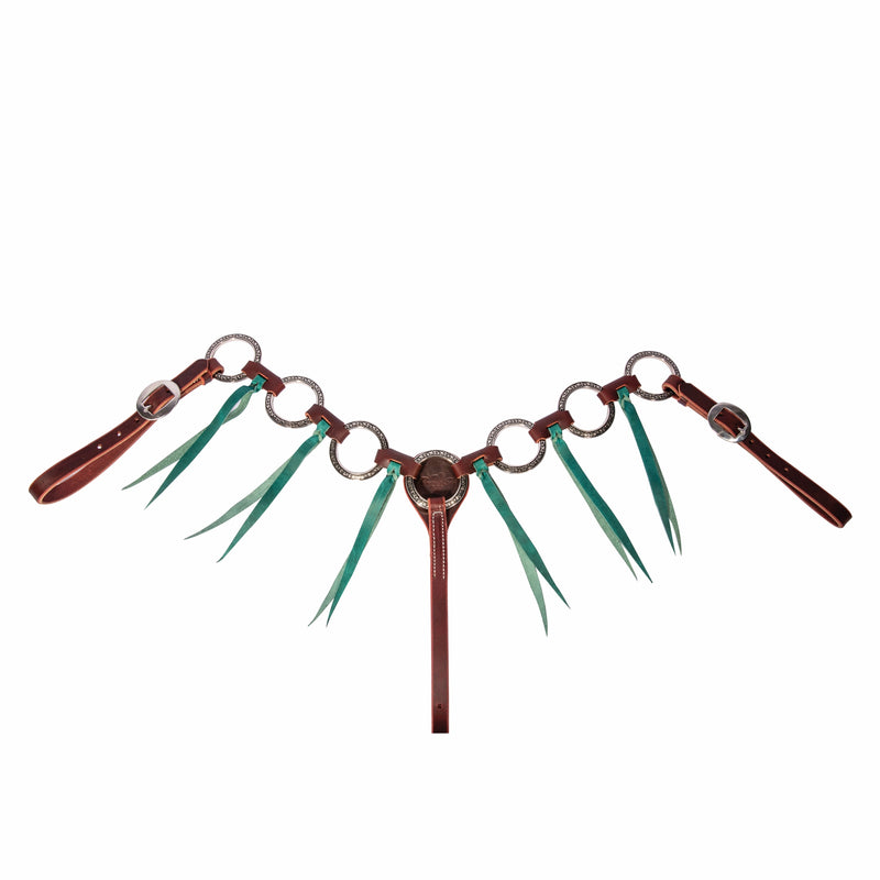 Professionals Choice Ring Tassle Breast Collar