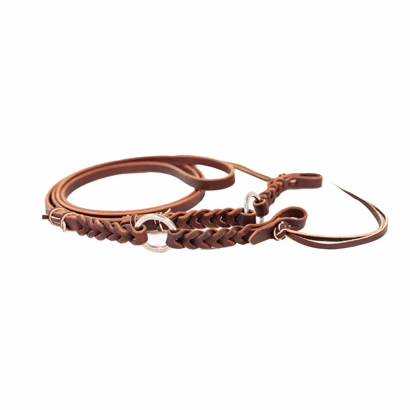Professionals Choice 5/8" Bleeding Heart Ring Rope Rein