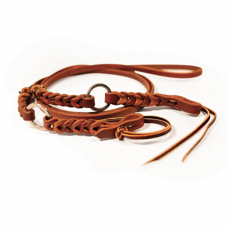 Professionals Choice Bleeding Heart Ring Rope Rein