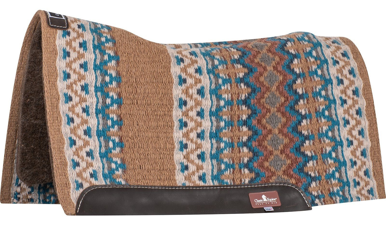 Classic Equine Wool Blanket Top Pad Alpaca Felt Bottom