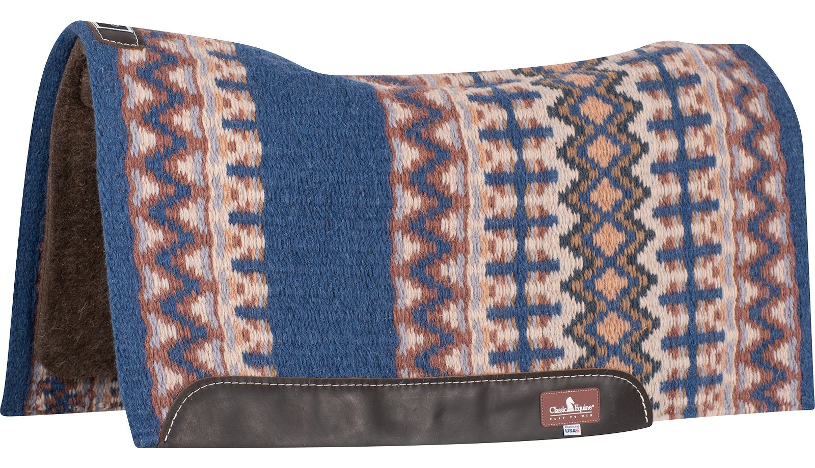 Classic Equine Wool Blanket Top Pad Alpaca Felt Bottom