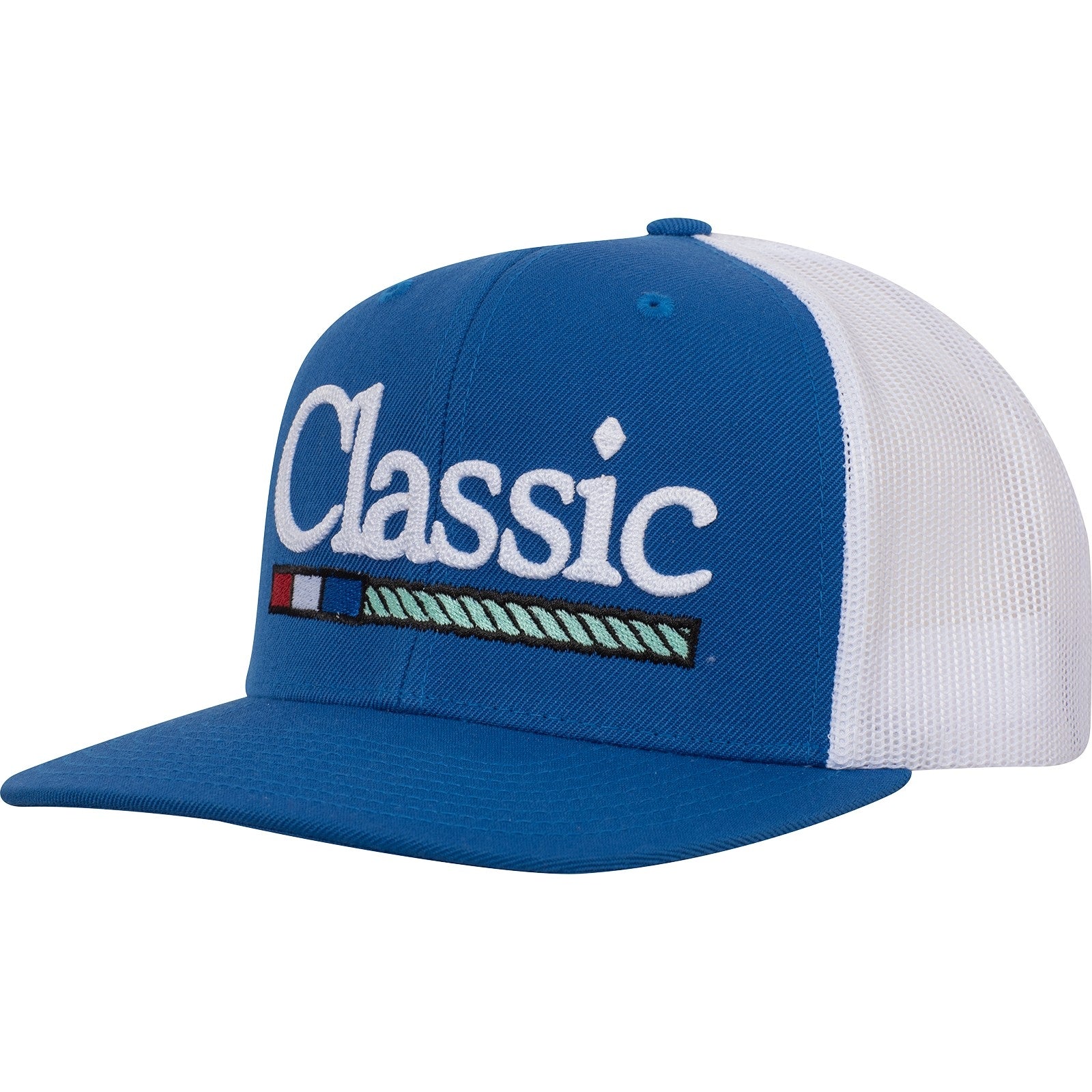Classic Rope The Acrylic Wool Blend Flatbill Trucker Hat