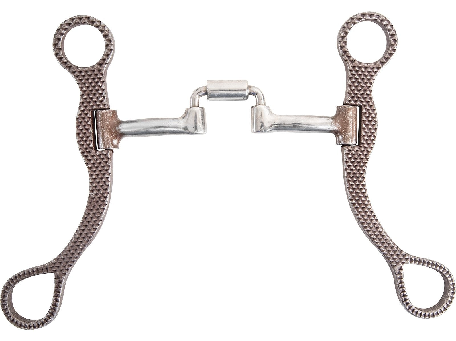 Classic Equine Low Port Barrel Bit Shank Rasp Design