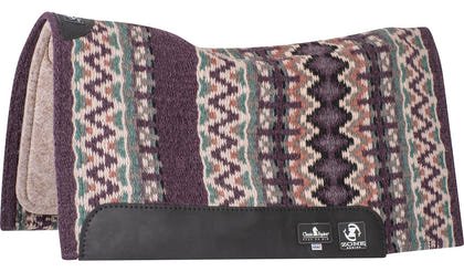 Classic Equine Zone Blanket Top Saddle Pad with Felt Bottom