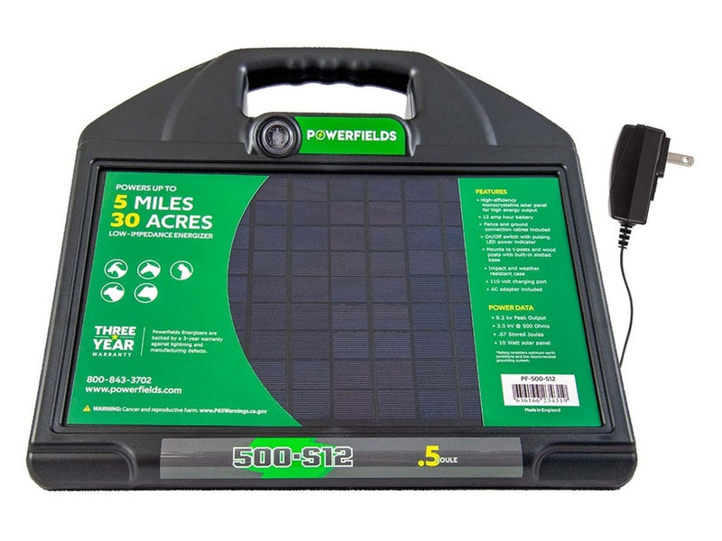 Powerfields 0.5 Joule Solar 12 Volt DC Energizer