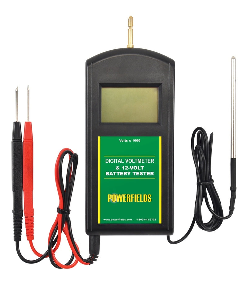 Powefields Digital Voltmeter & 12-Volt Battery Tester