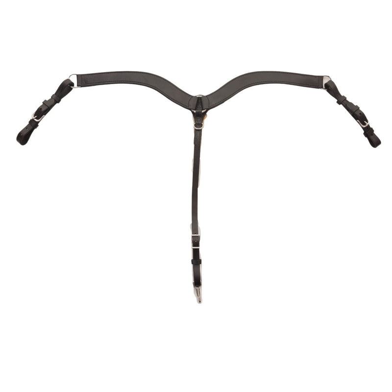 Circle Y No Choke Tapered Smooth Breast Collar