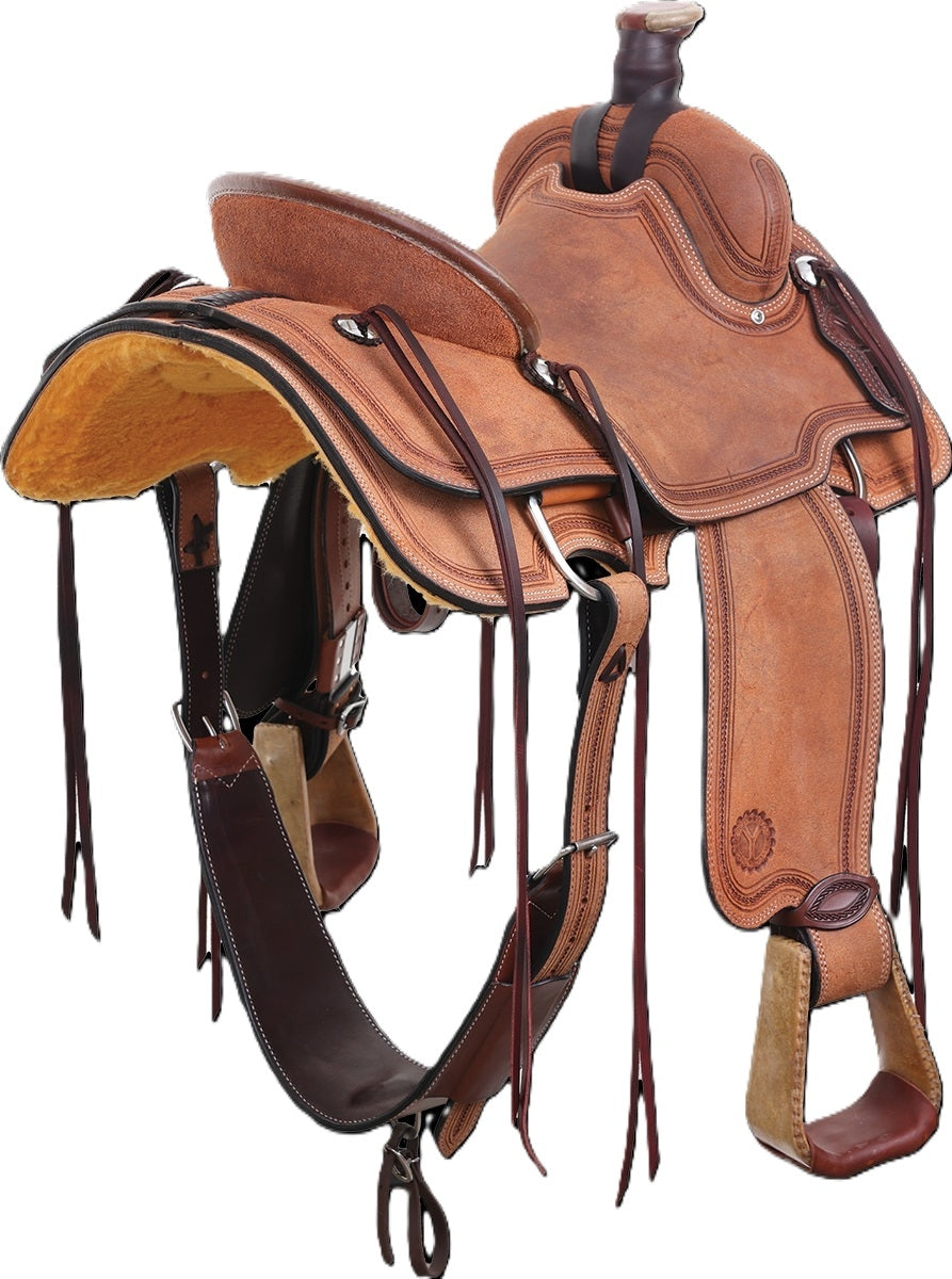 Cirlce Y Riata Ranch Roper Hardseat Saddle