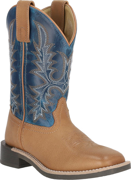 Smoky Mountain Youth Adobe Leather Western Boots