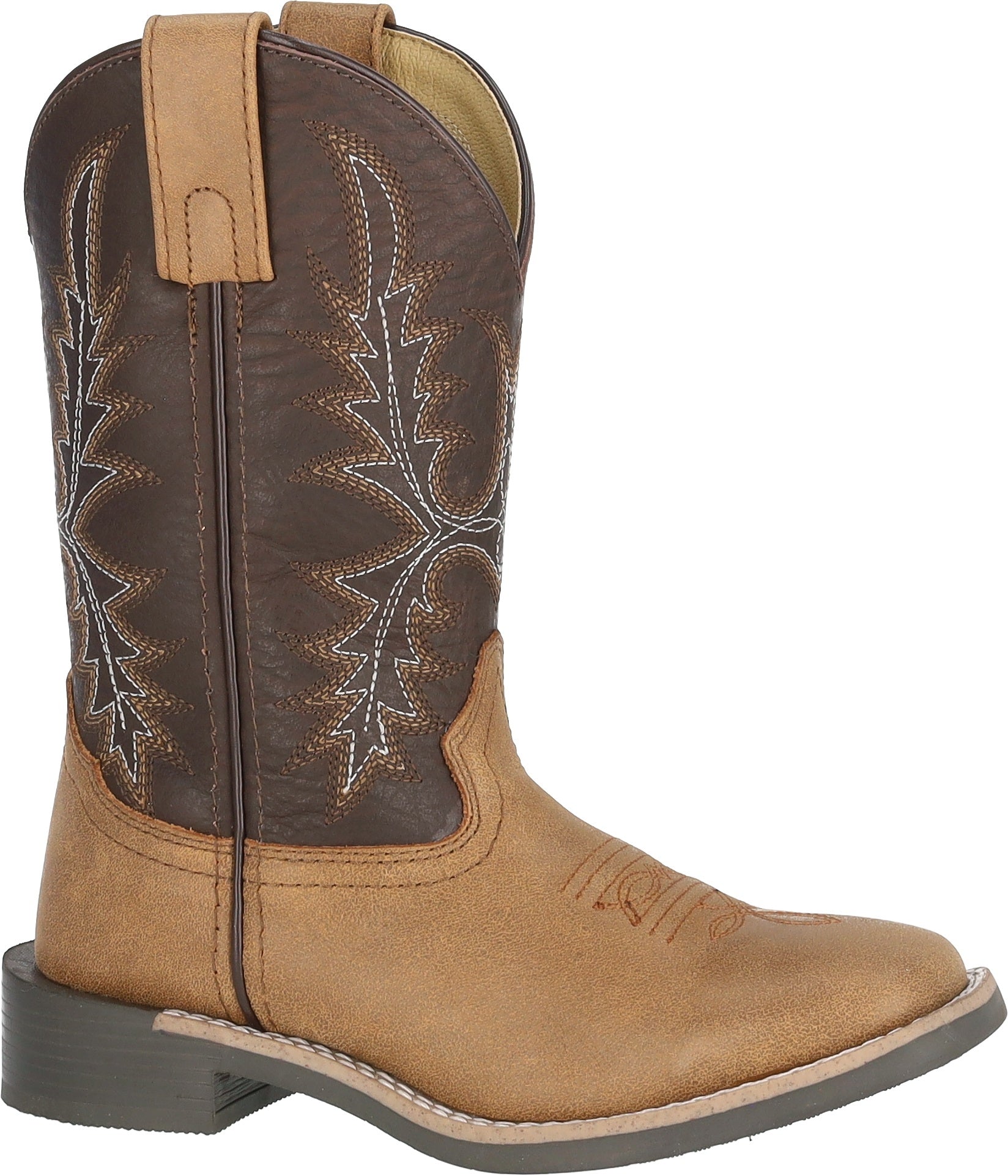Smoky Mountain Youth Adobe Leather Western Boots