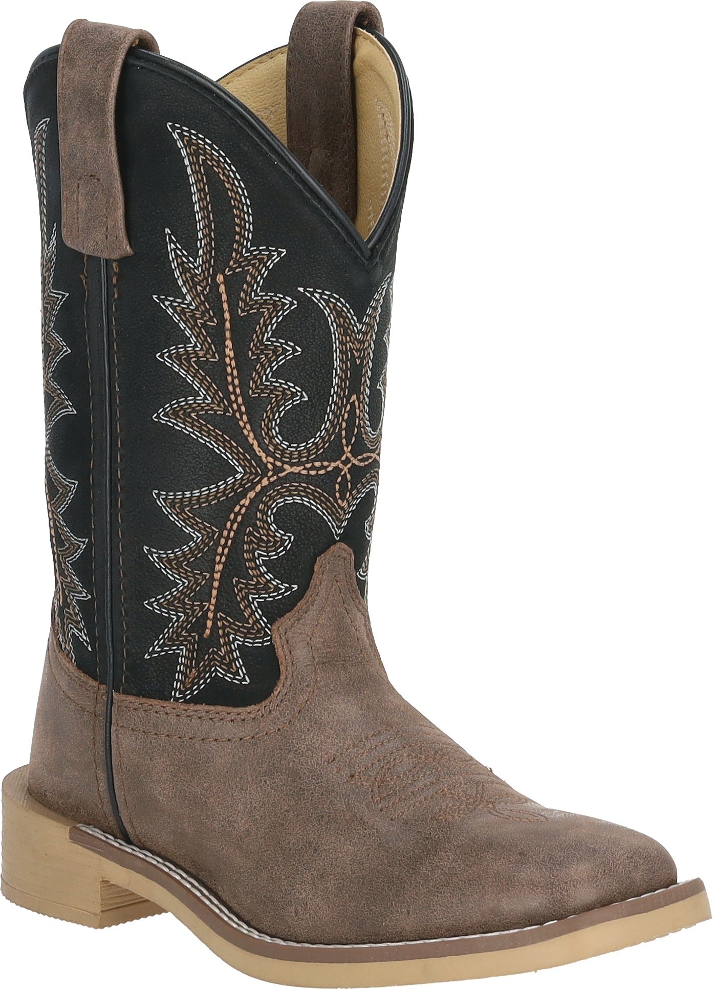 Smoky Mountain Youth Adobe Leather Western Boots