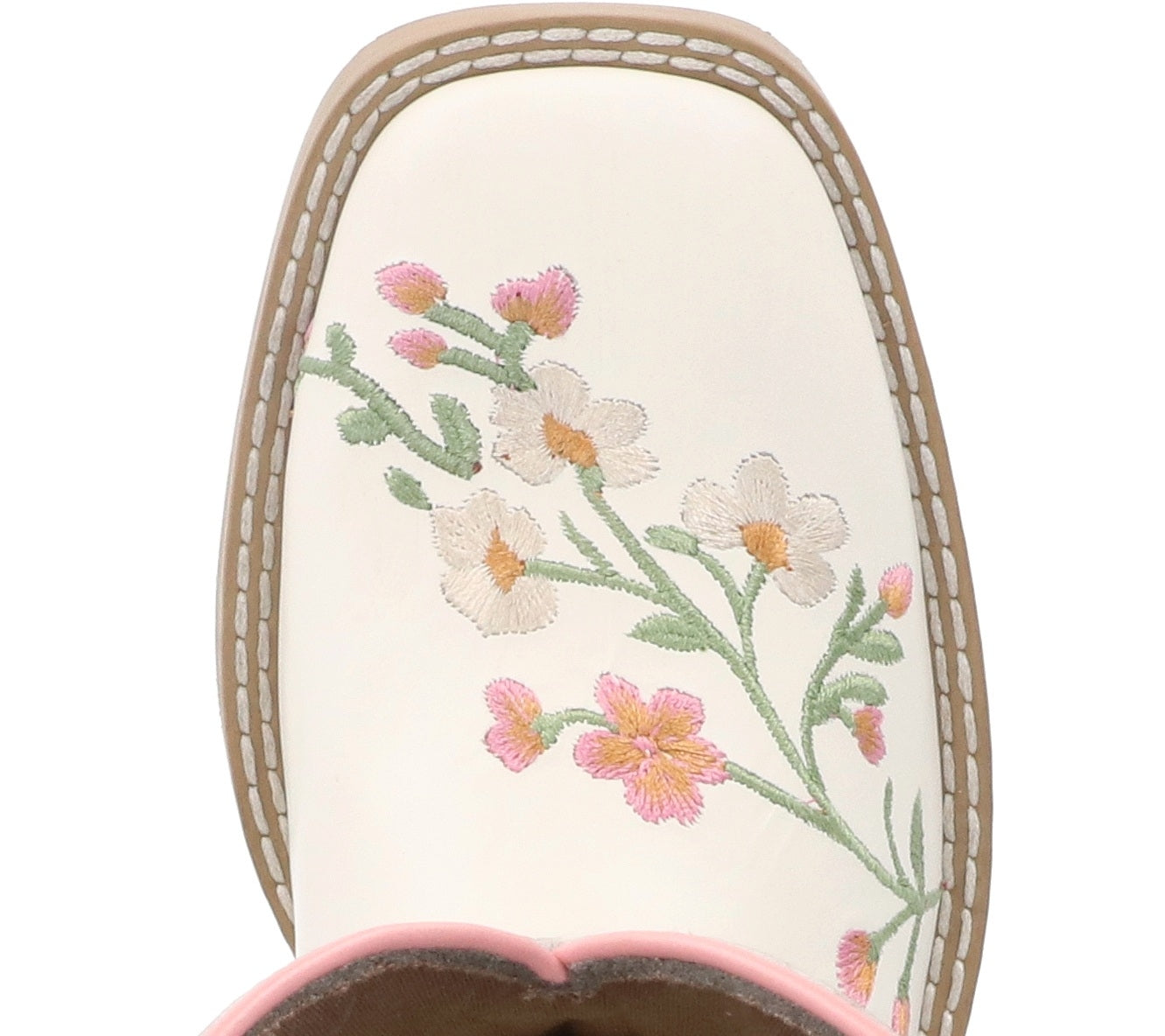 Smoky Mountain Youth Girls Desert Bloom Embroidered Leather Western Boots