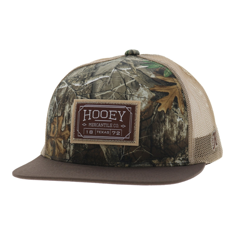 Hooey Doc 5-Panel Trucker Hat with Brown/Tan Patch