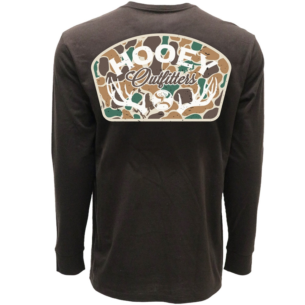 Hooey Mens Outfitters Reactive Dye Long Sleeve T-Shirt