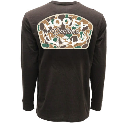 Hooey Mens Outfitters Reactive Dye Long Sleeve T-Shirt