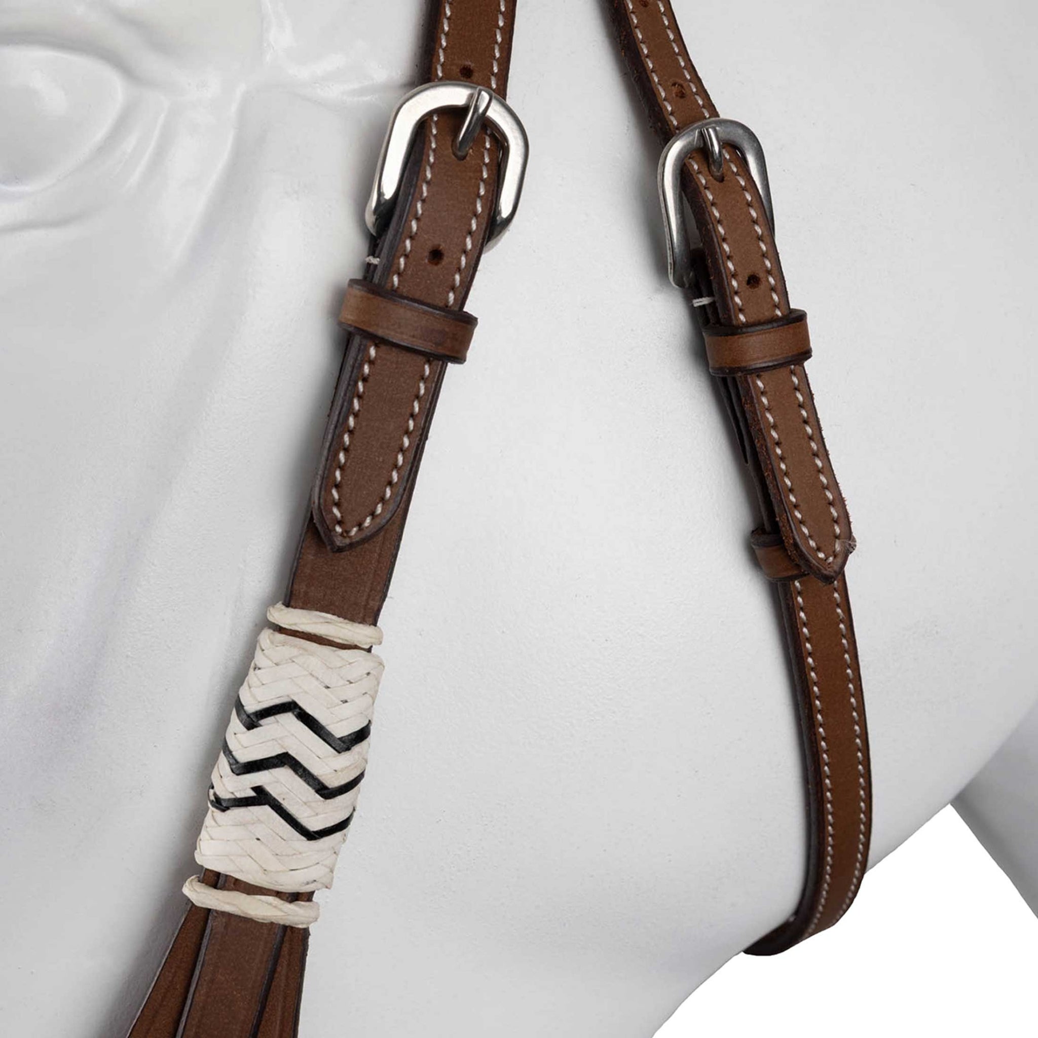 Horze Western Single Ear Rawhide Headstall