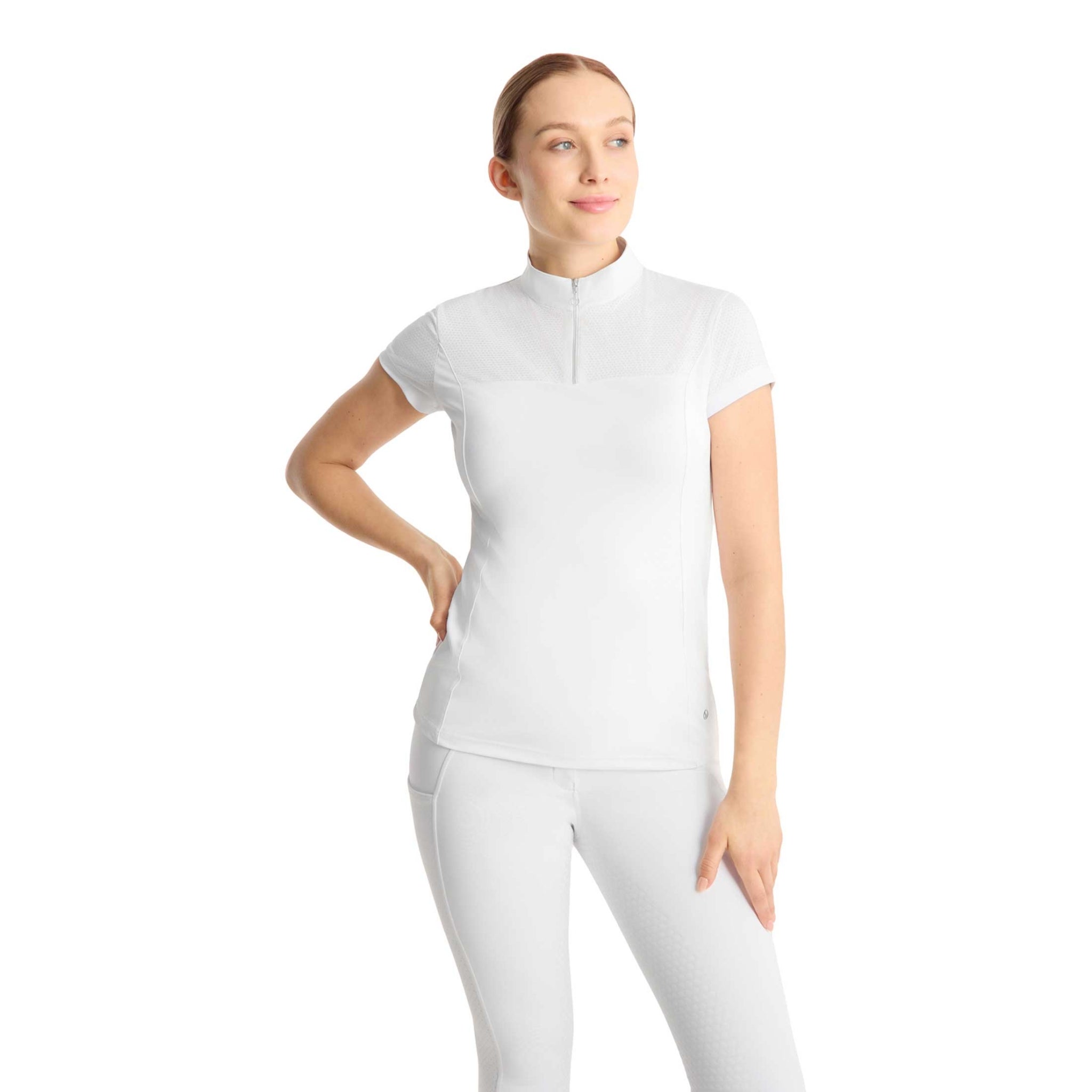 Horze Louisa Ladies Mesh Short Sleeve Show Shirt