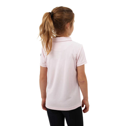 Horze Denise Kids Functional Short Sleeve Polo Shirt