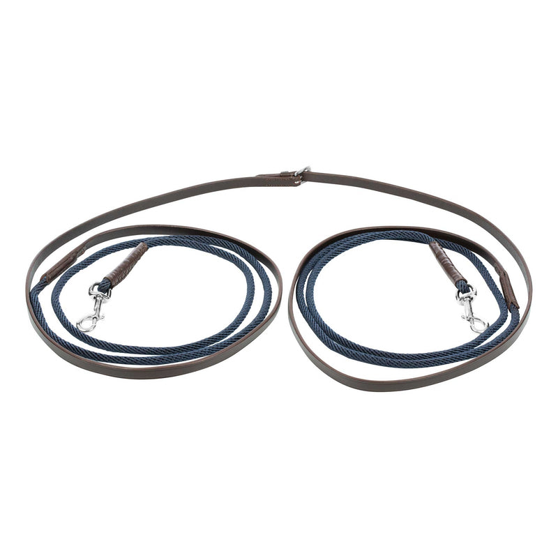 Equinavia Saga Leather Rope Front Draw Reins