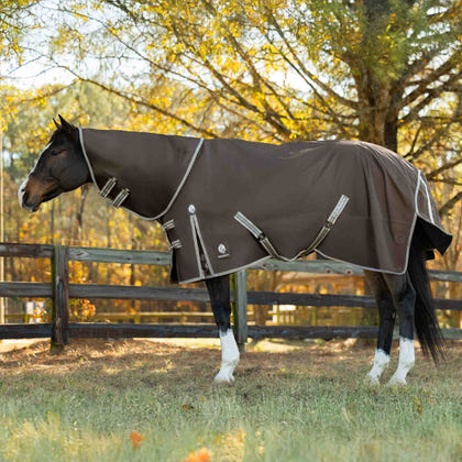 Equinavia Thunder 360 Detachable Neck Light Weight Turnout Blanket 100g