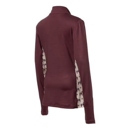 Equinavia Lena Kids Long Sleeve Quarter Zip Shirt