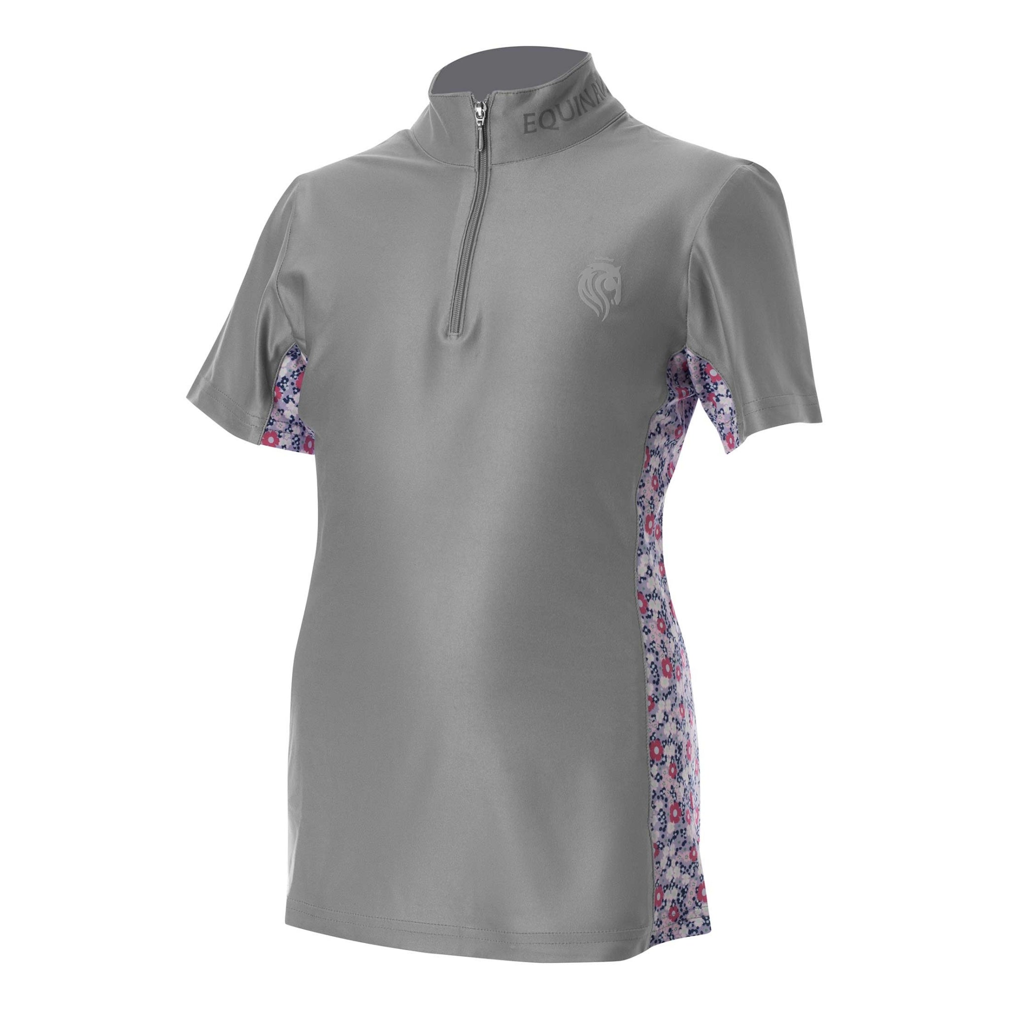Equinavia Lena Kids Short Sleeve Quarter Zip Shirt