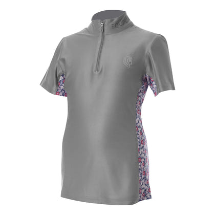 Equinavia Lena Kids Short Sleeve Quarter Zip Shirt