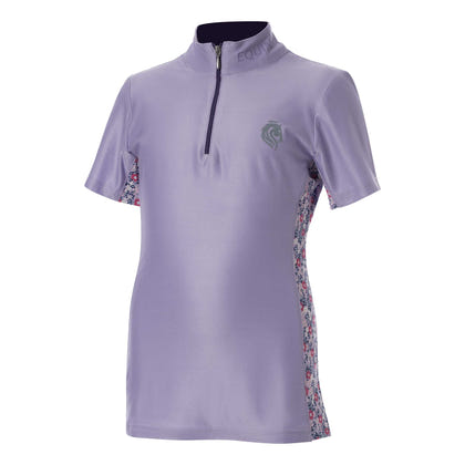Equinavia Lena Kids Short Sleeve Quarter Zip Shirt