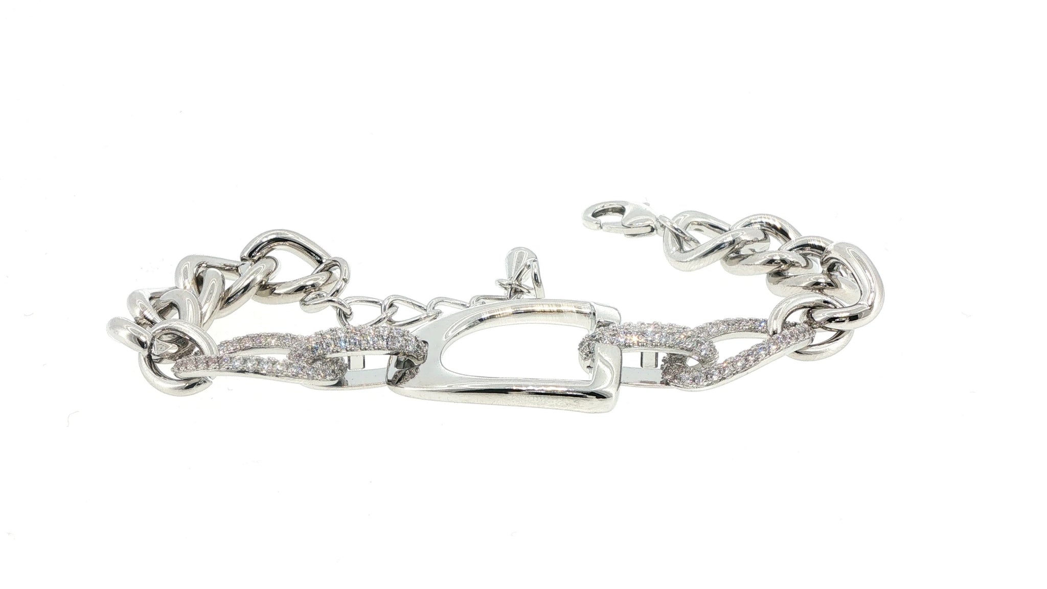 Equestrian Jewelry Brass English Stirrup Bracelet