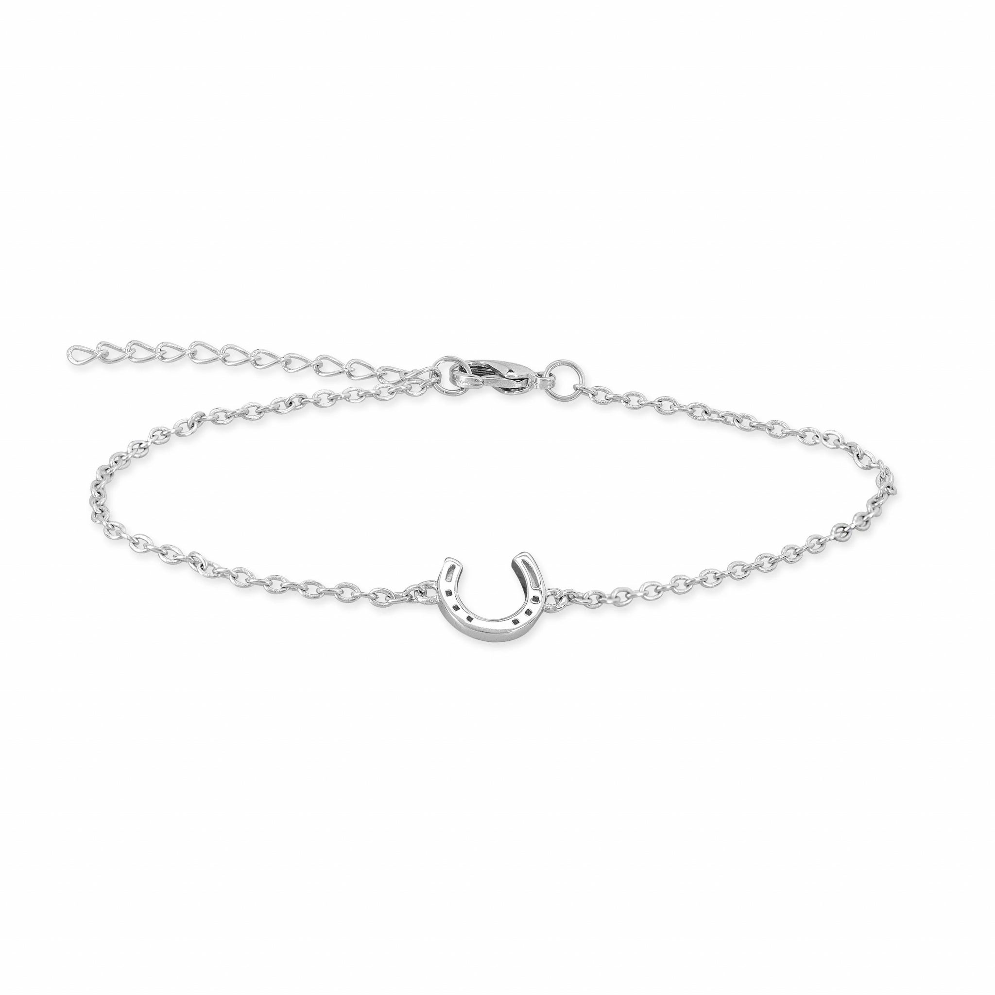 Equestrian Jewelry Thin Horseshoe Bracelet