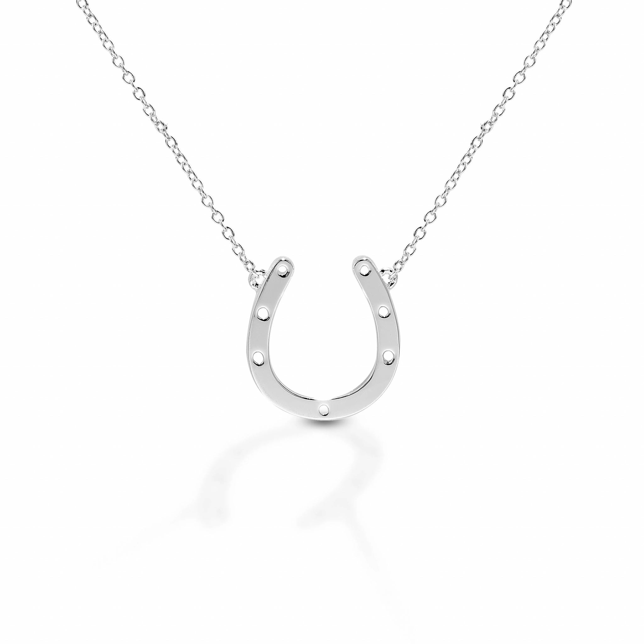 Equestrian Jewelry Small Horseshoe Necklace