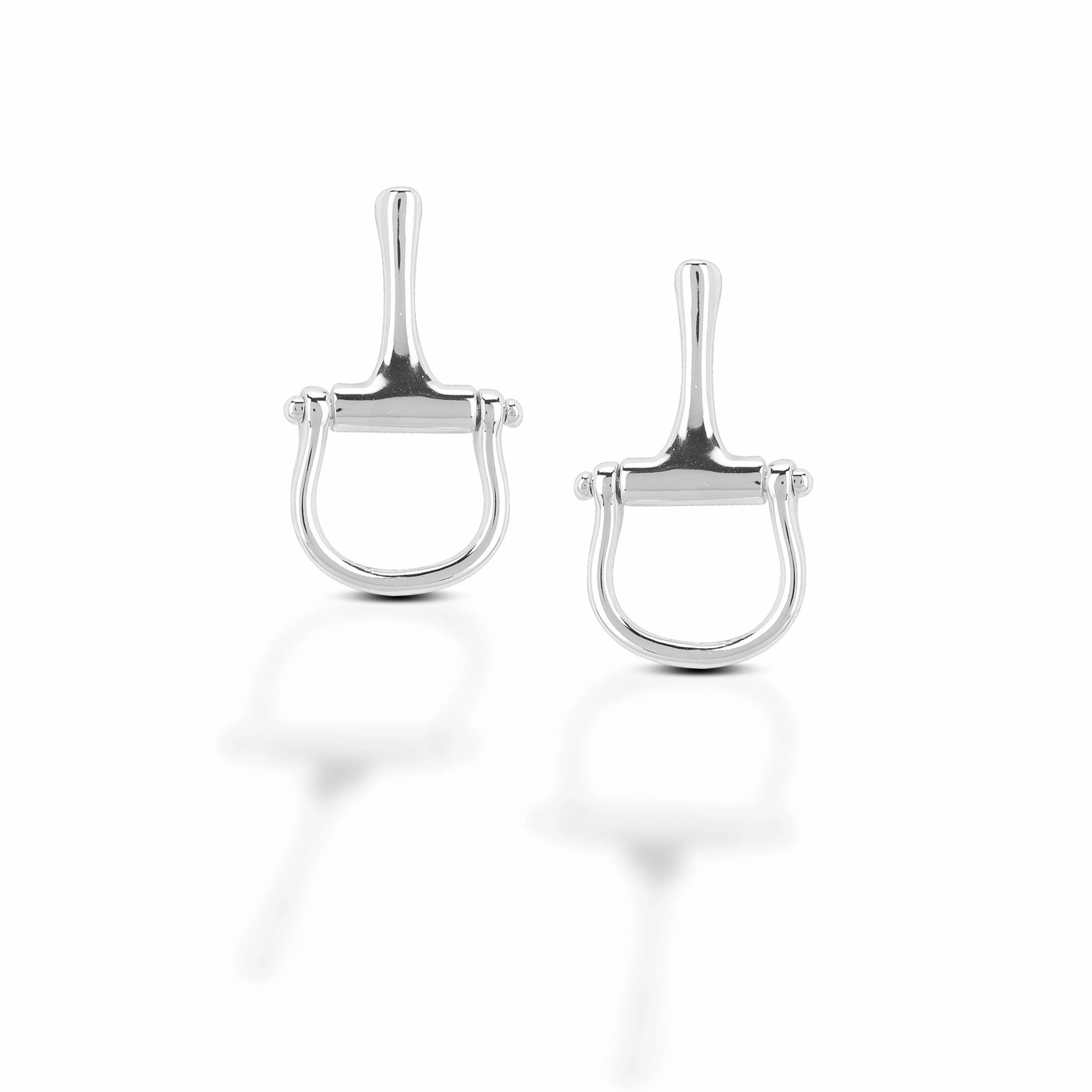 Equestrian Jewelry Stirrup Drop Earrings