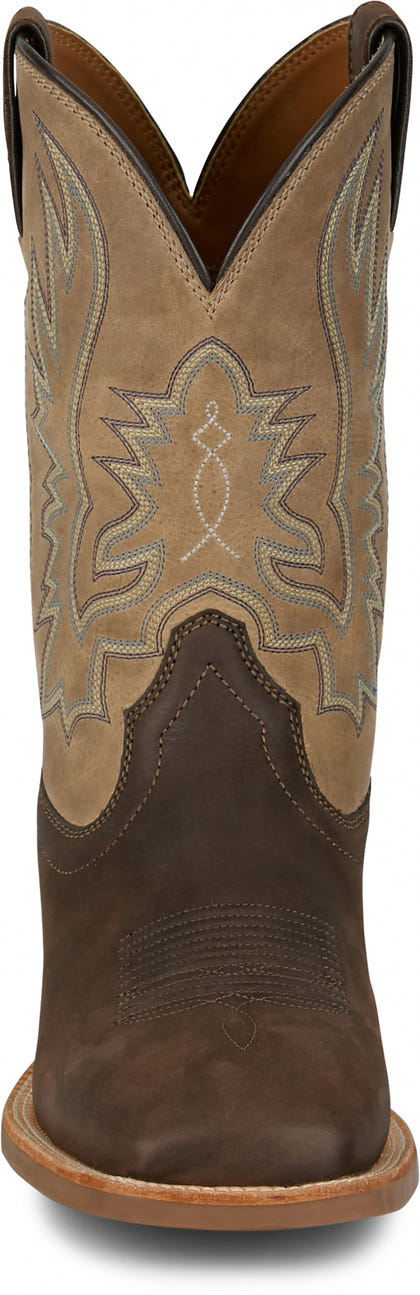 Justin Mens Rustle 11" Western Boots