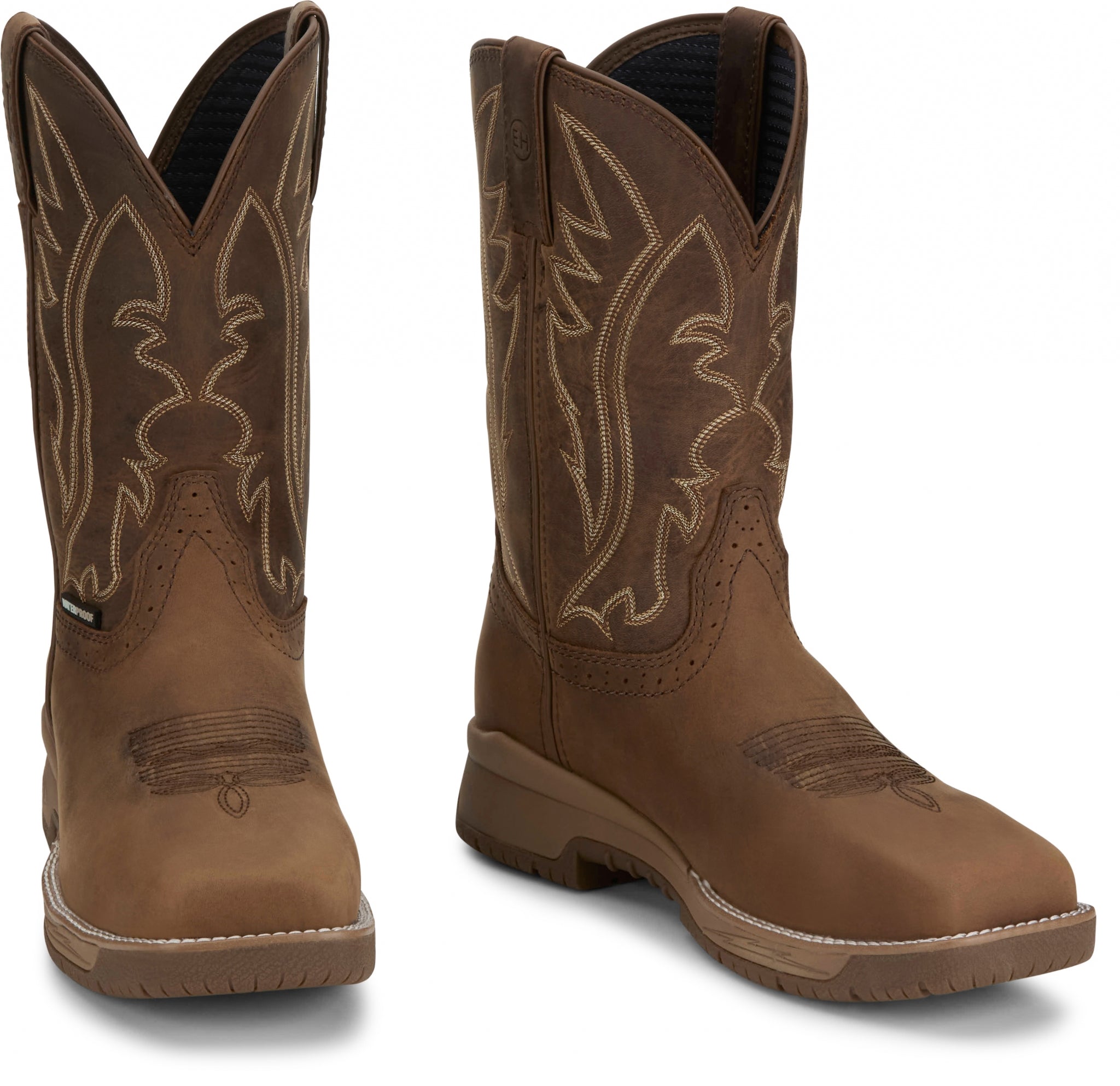 Justin Mens Nitread 11" Waterproof Boots