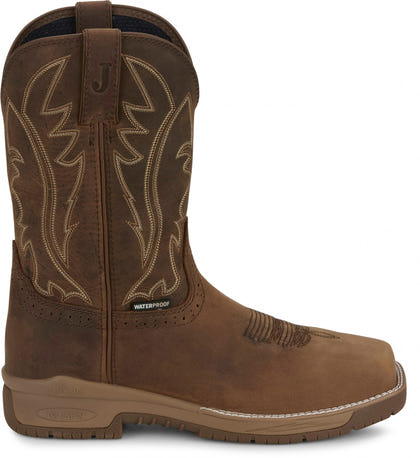 Justin Mens Nitread 11" Waterproof Boots