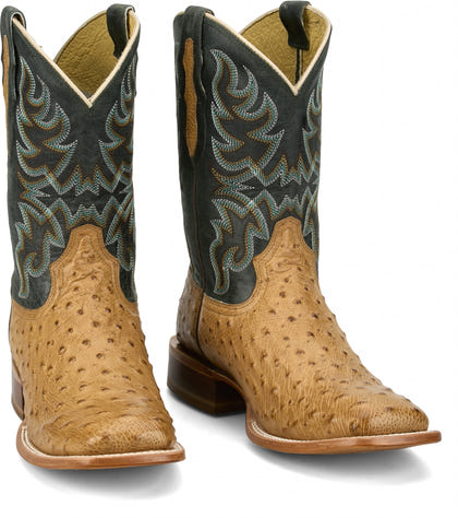 Tony Lama Mens Blaine 11" Ostrich Boots