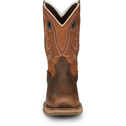 Tony Lama Mens Lopez 11" Wide Steel Square Toe Waterproof Work Boots