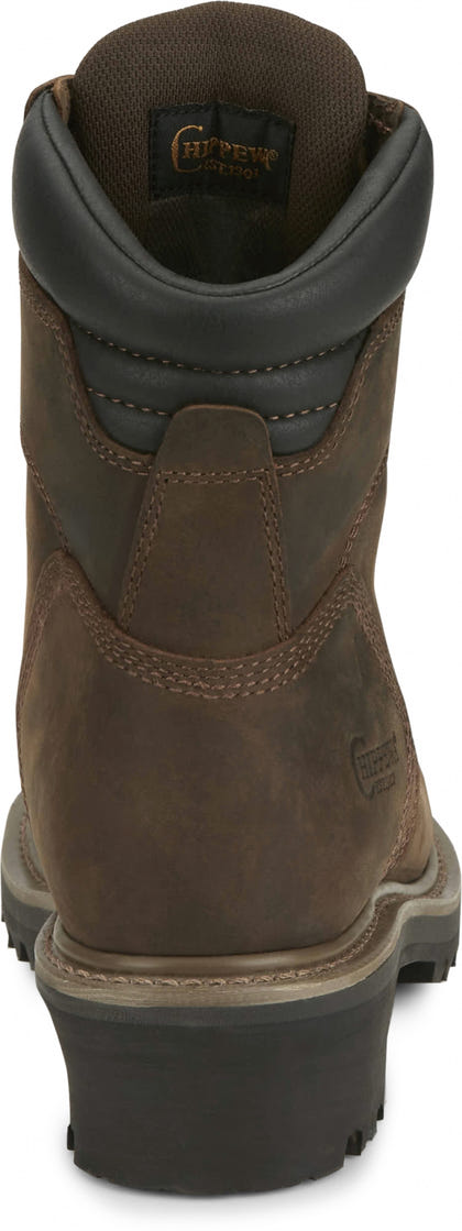 Chippewa Mens Hador 8" Steel Toe Logger Boots