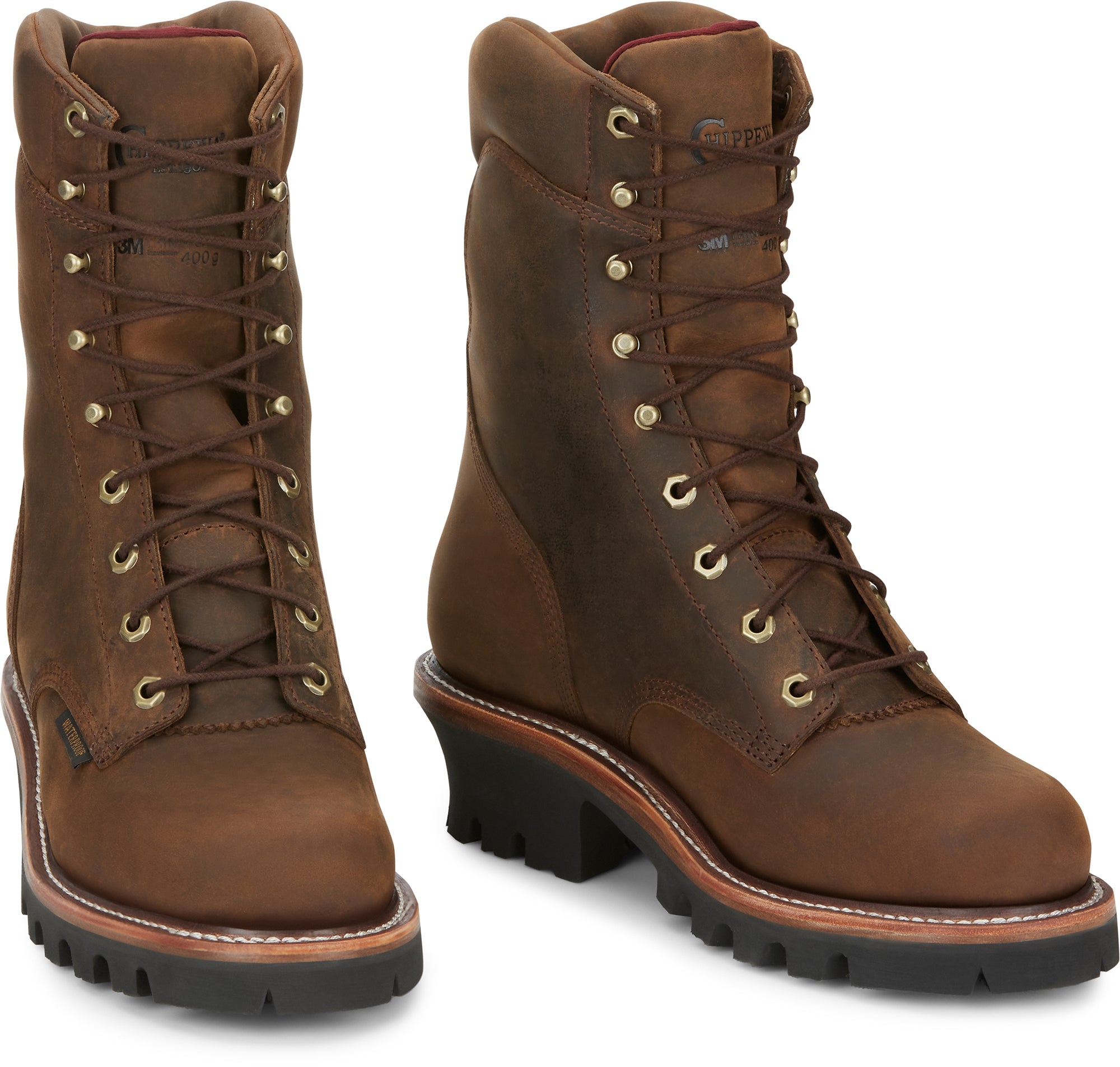 Chippewa Mens Super DNA 9" Waterproof Insulated Logger Boots