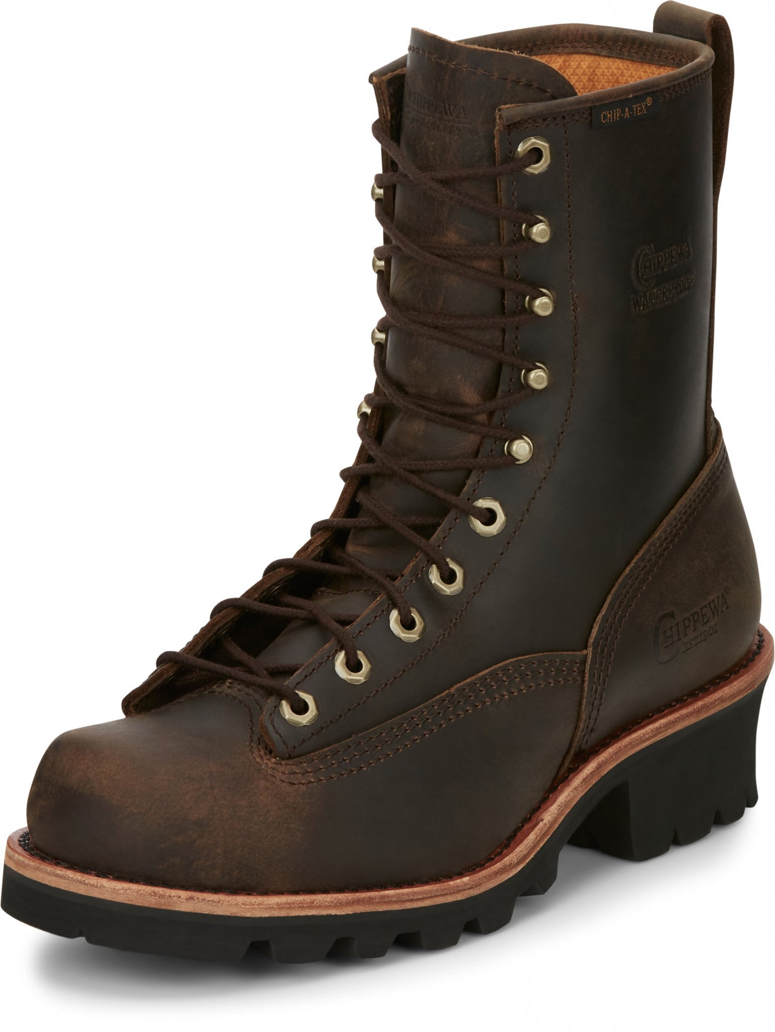 Chippewa Mens Paladin 8" Waterproof Logger Boots