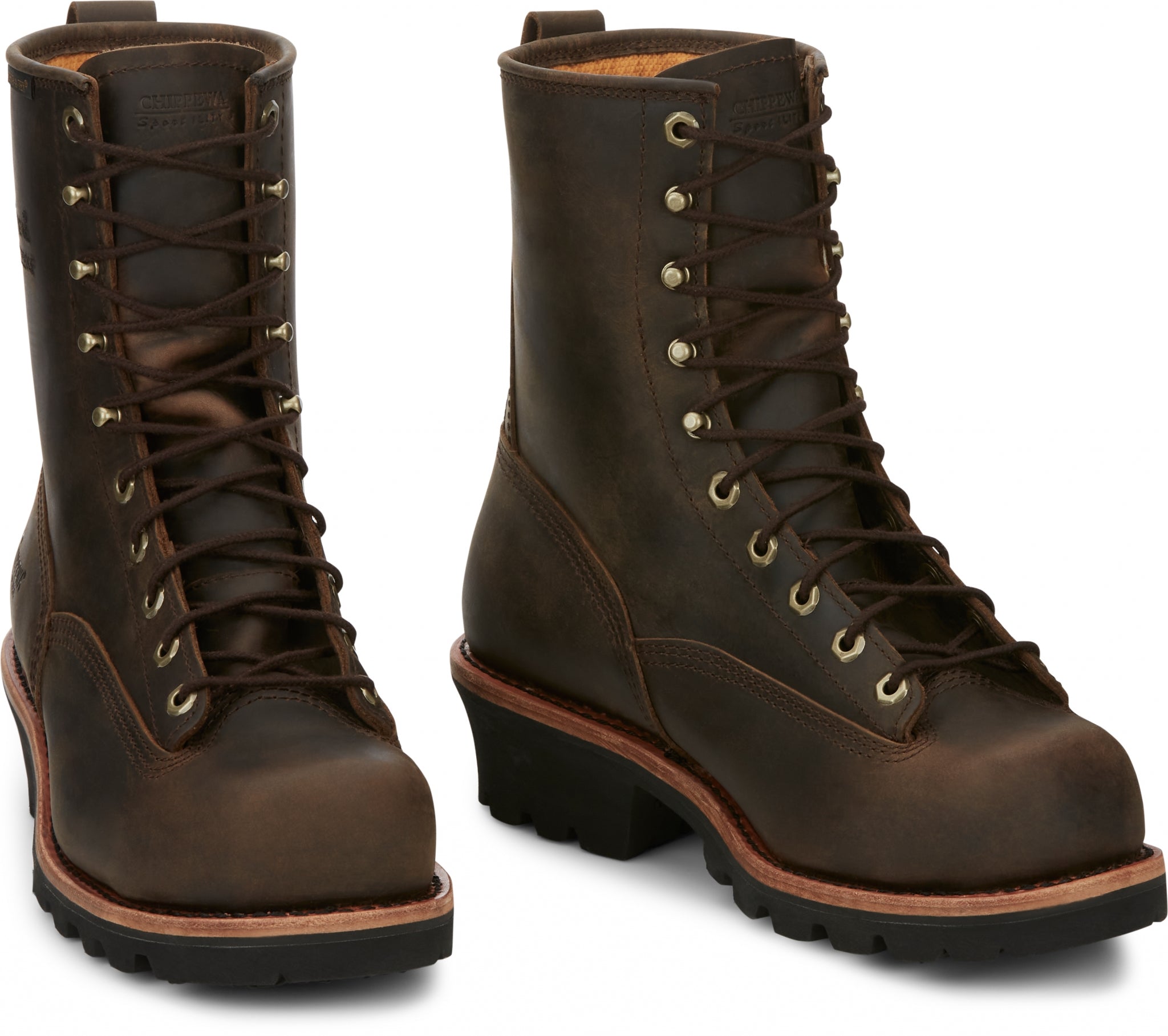Chippewa Mens Paladin 8" Waterproof Insulated Steel Toe Logger Boots