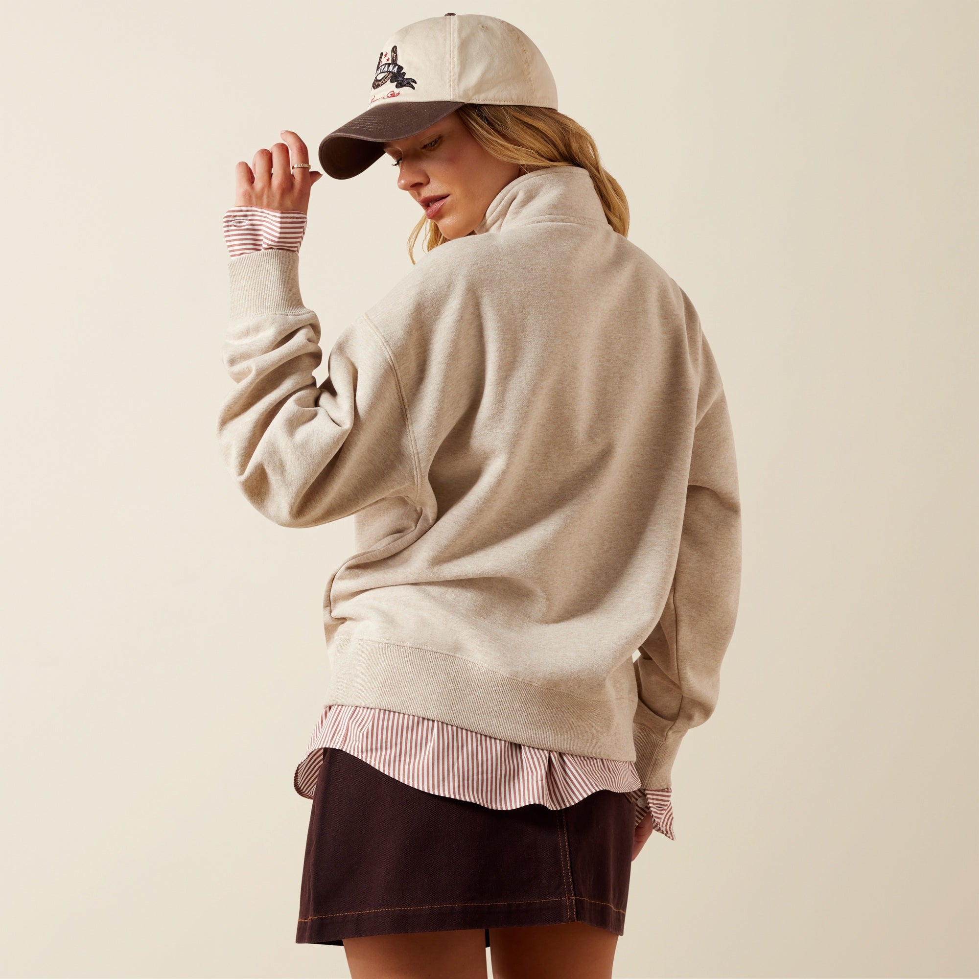 Ariat Running Wild Ladies 1/2 Zip Sweatshirt