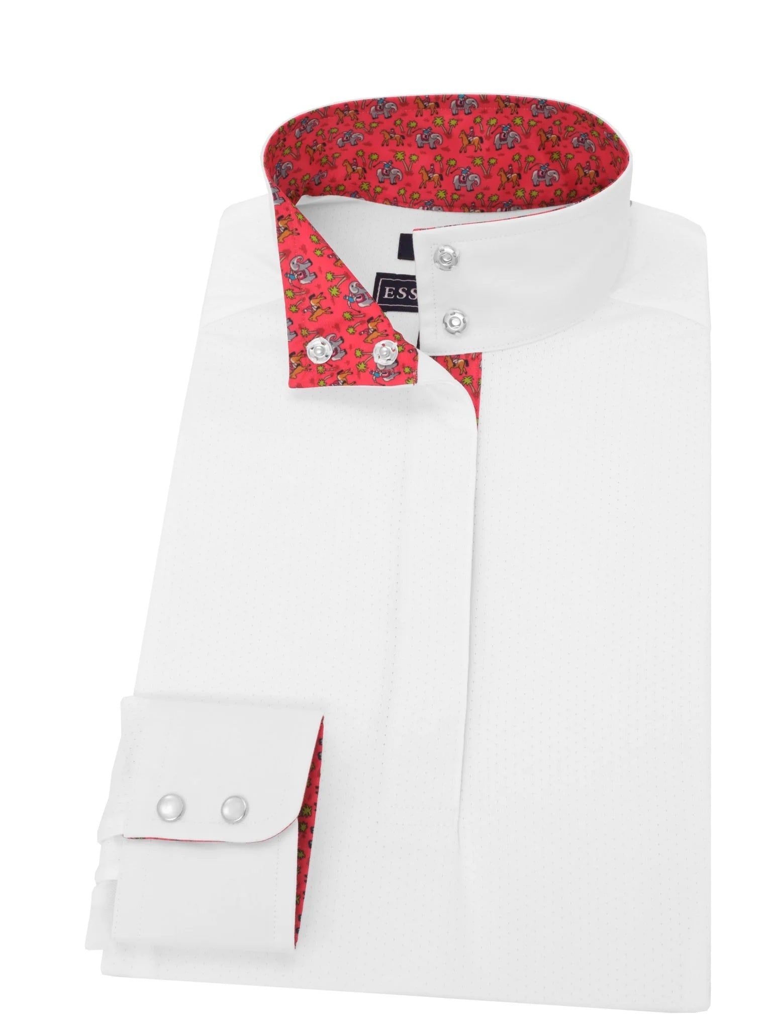 Essex Classics Ladies Talent Yarn Straight Collar Long Sleeve Show Shirt