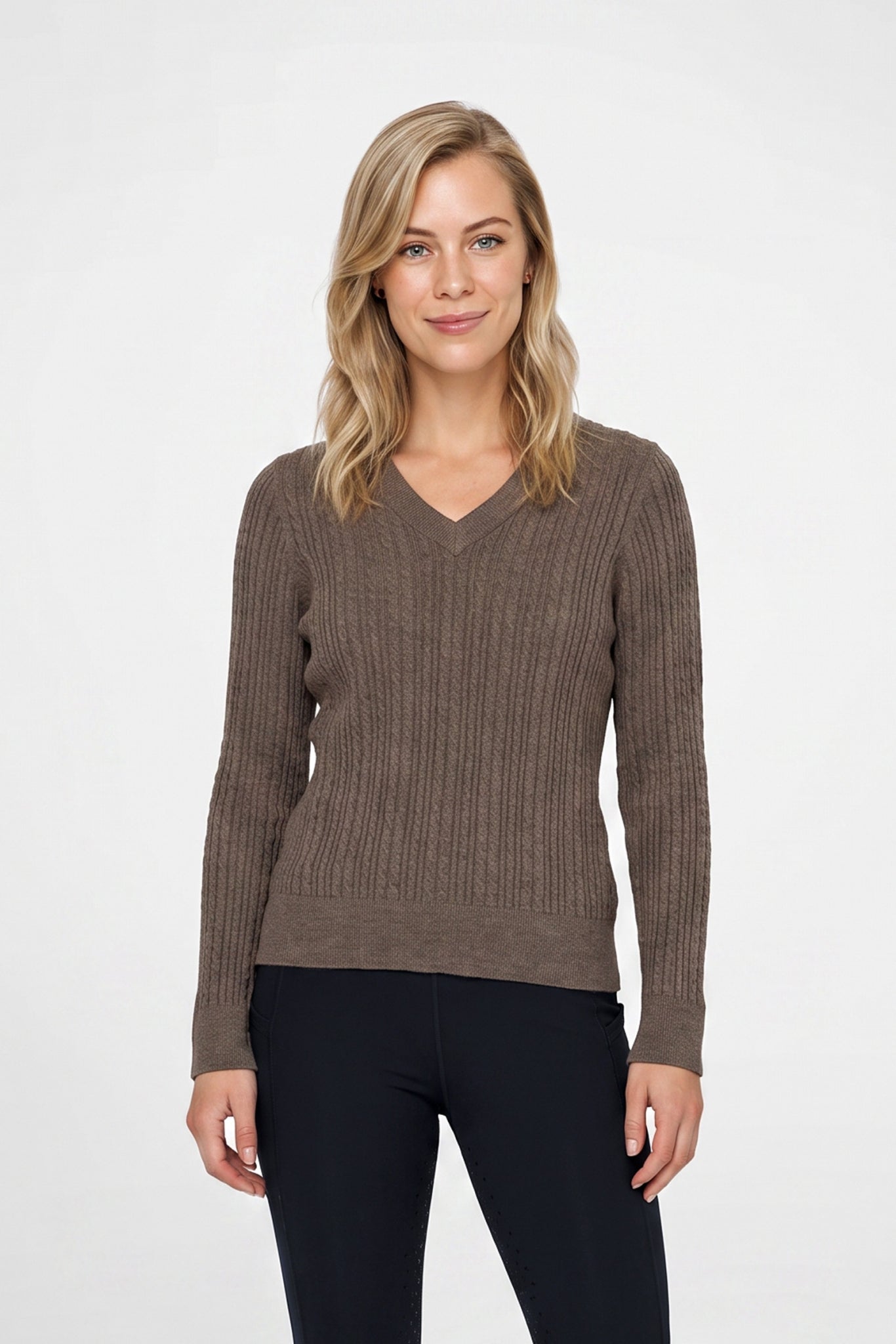 Weatherbeeta Ladies Copper 1/2 Zip LS Mid-Layer II Shirt
