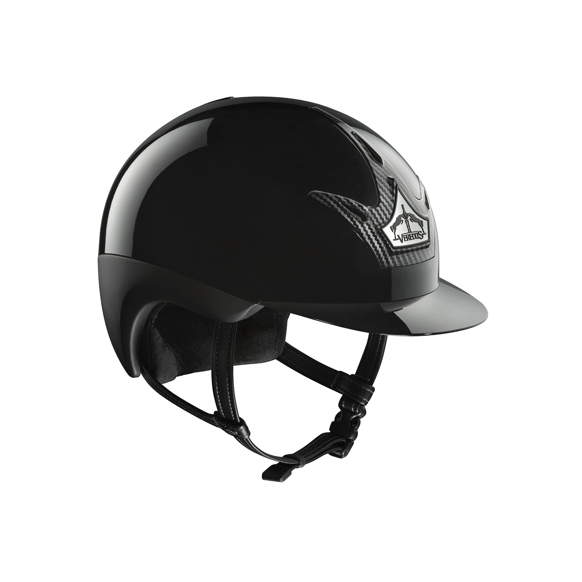 Veredus Vita Carbon Gel GST Glossy Riding Helmet with Standard Visor